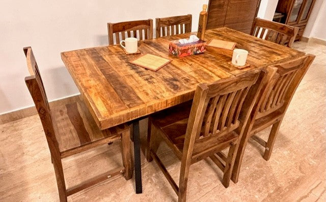 6-seater Dining Table – The Crafture