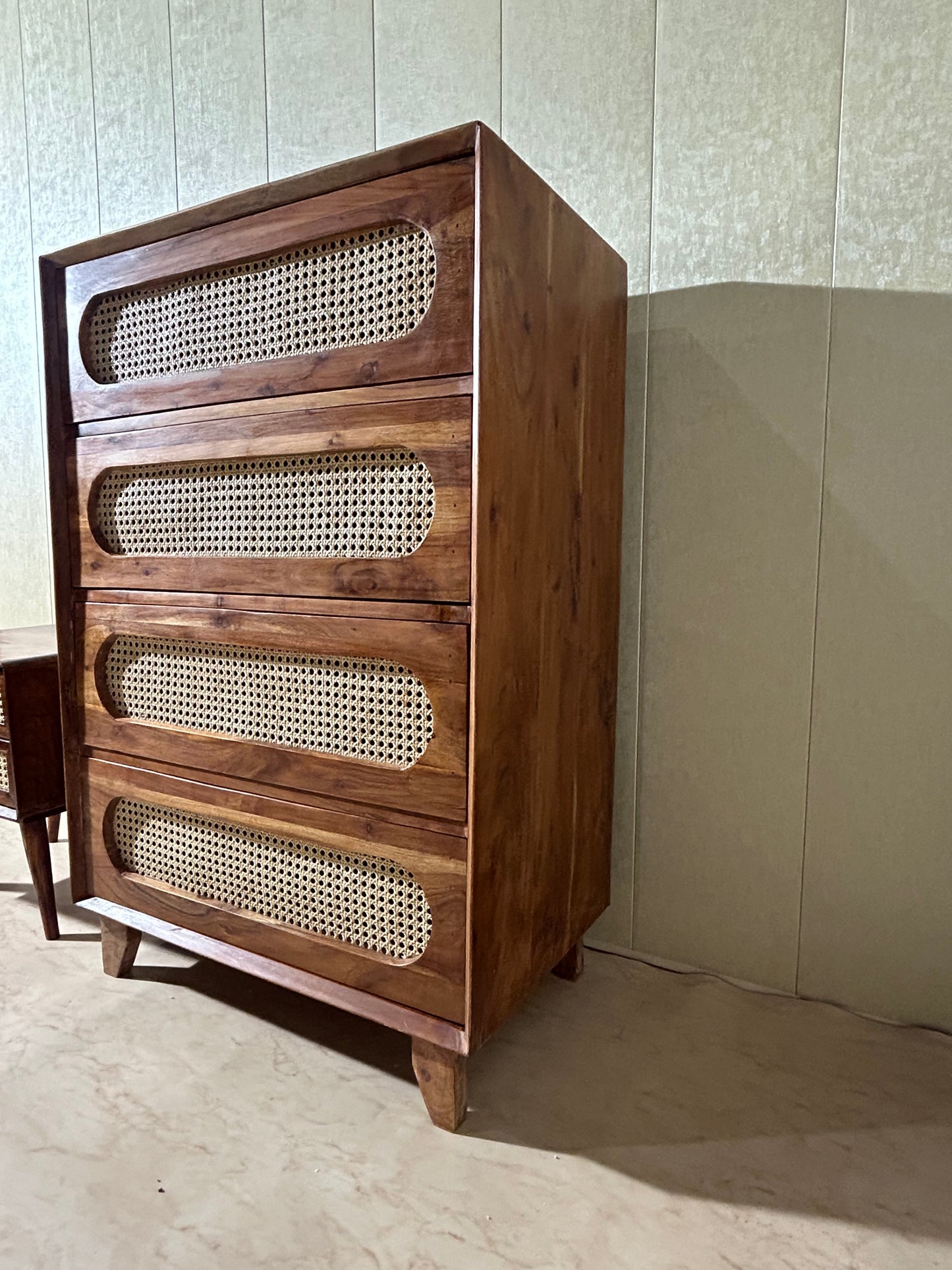 Rattan Chest of Drawers