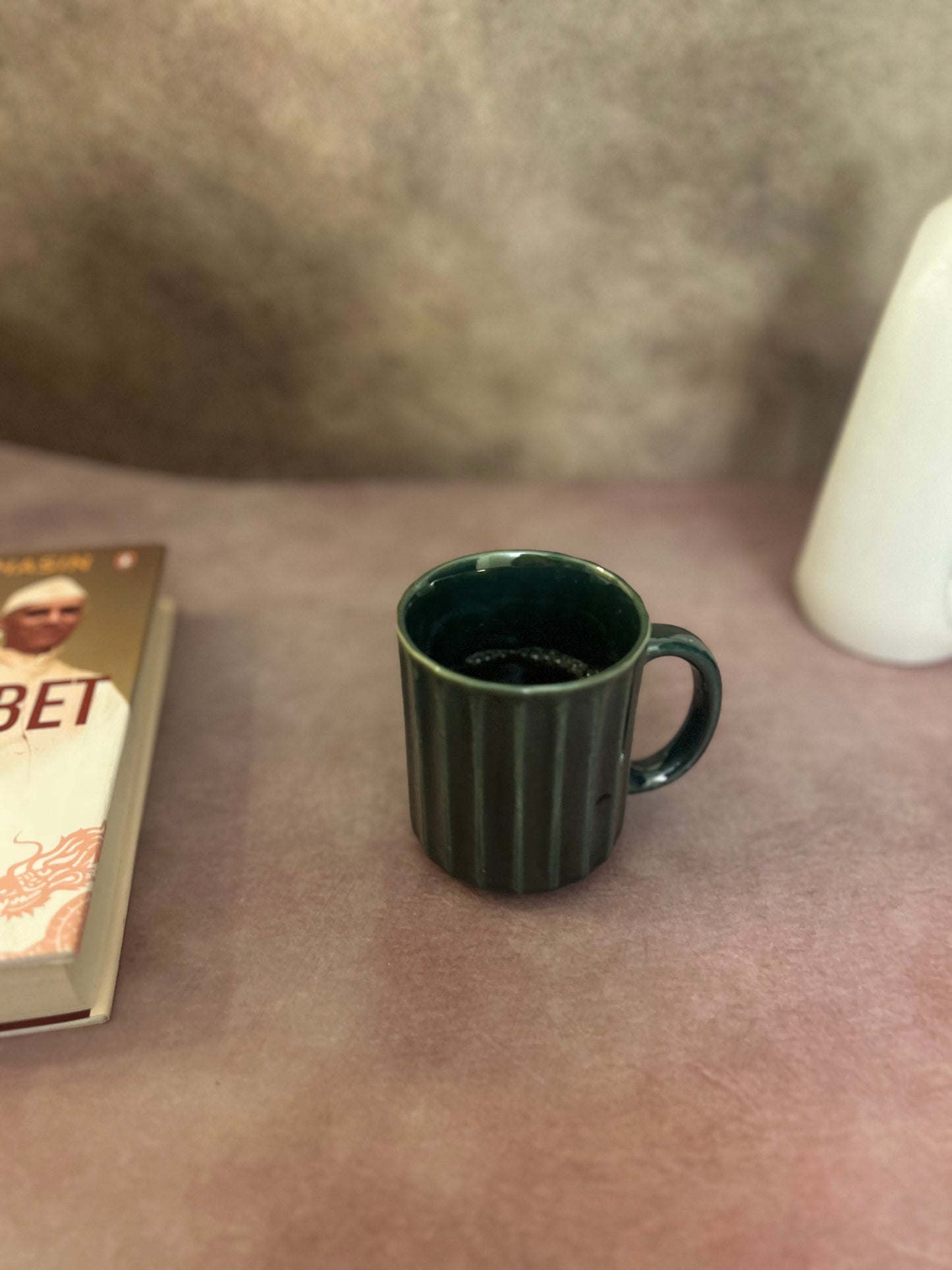 Glazy Green coffee mugs (set of two)