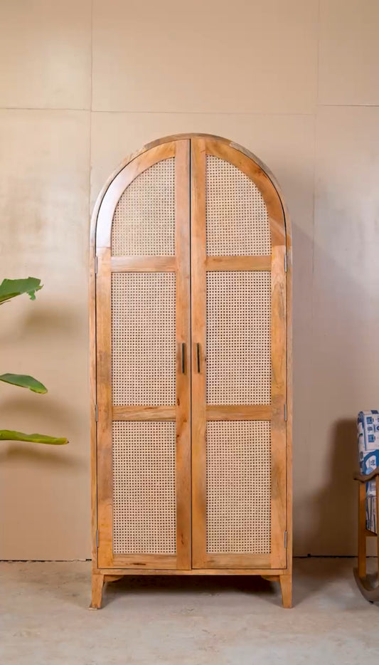 Cane 2 door Cabinet