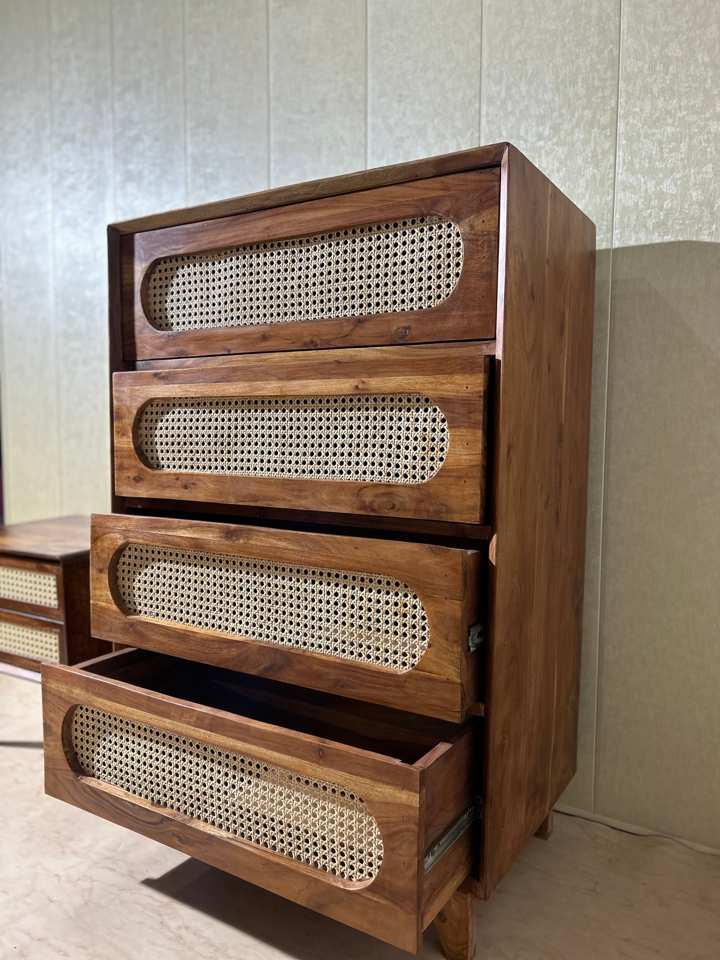 Rattan Chest of Drawers