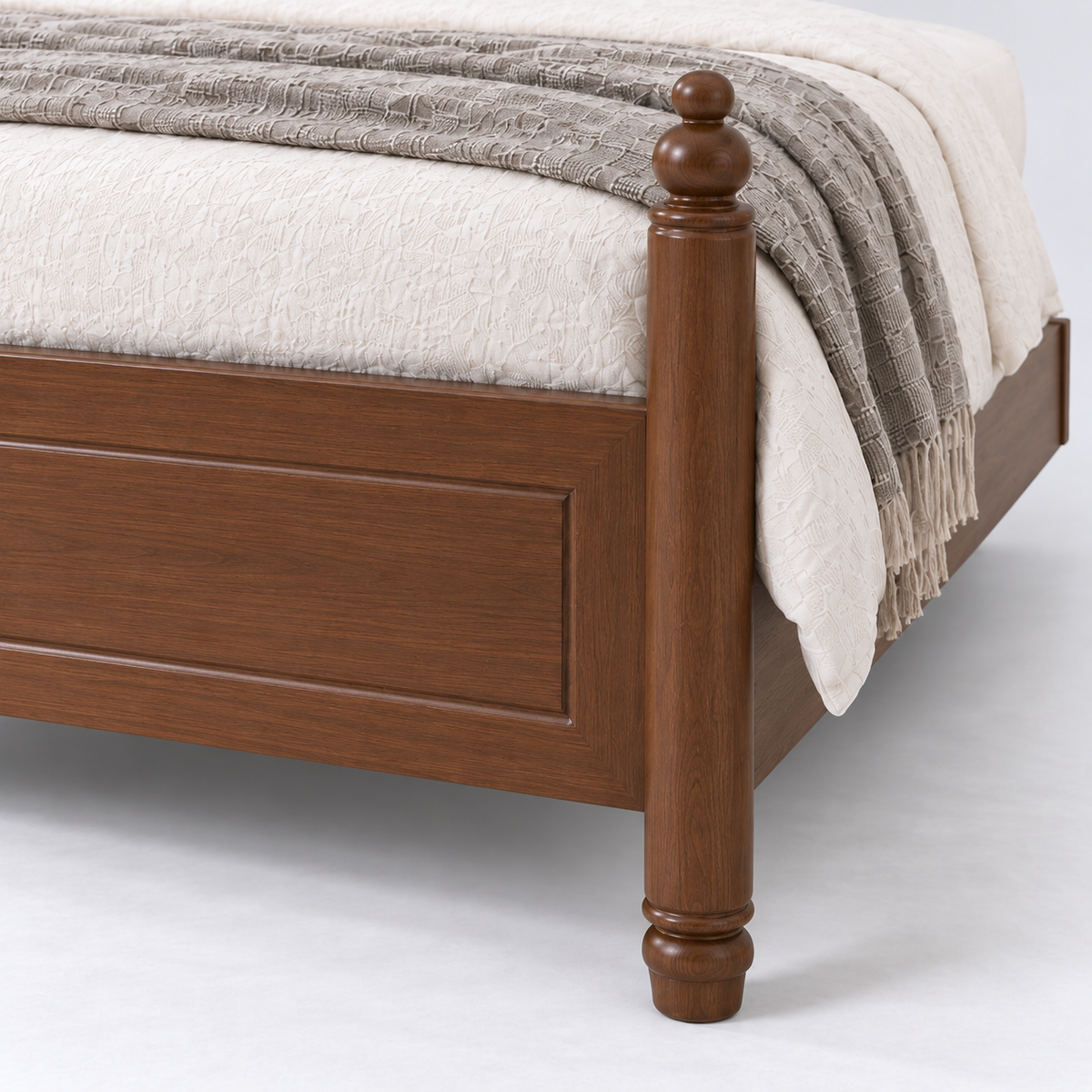 Vinita Upholstered Wooden Bed