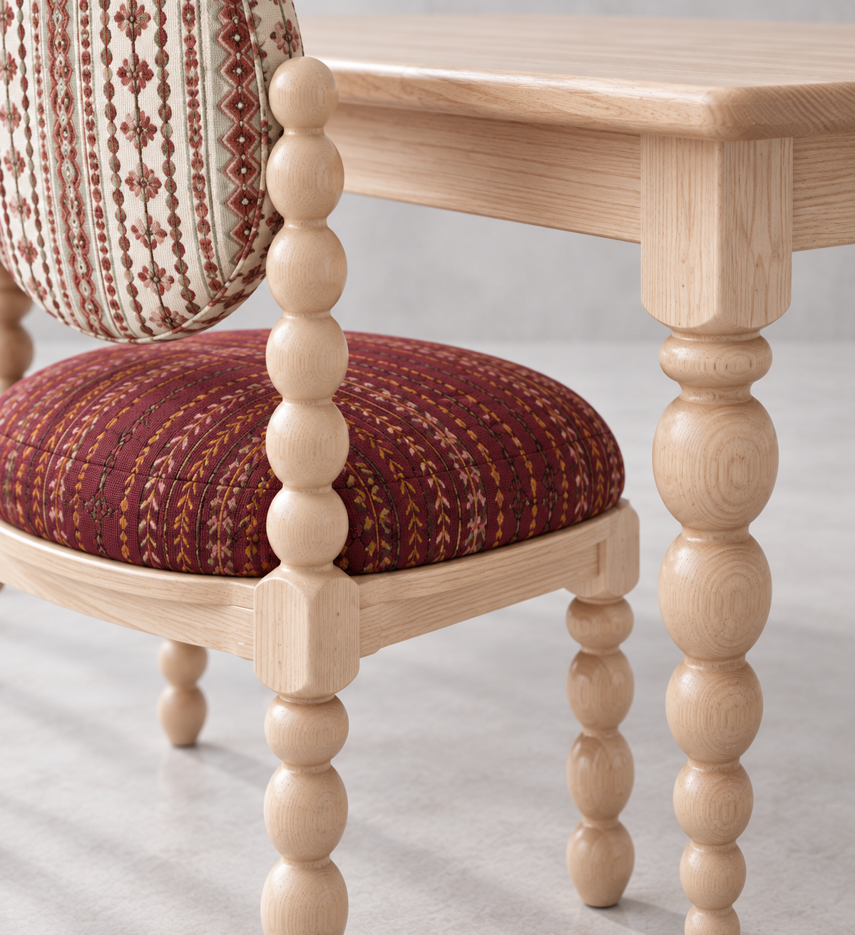 Zahra Spindle Dining Set