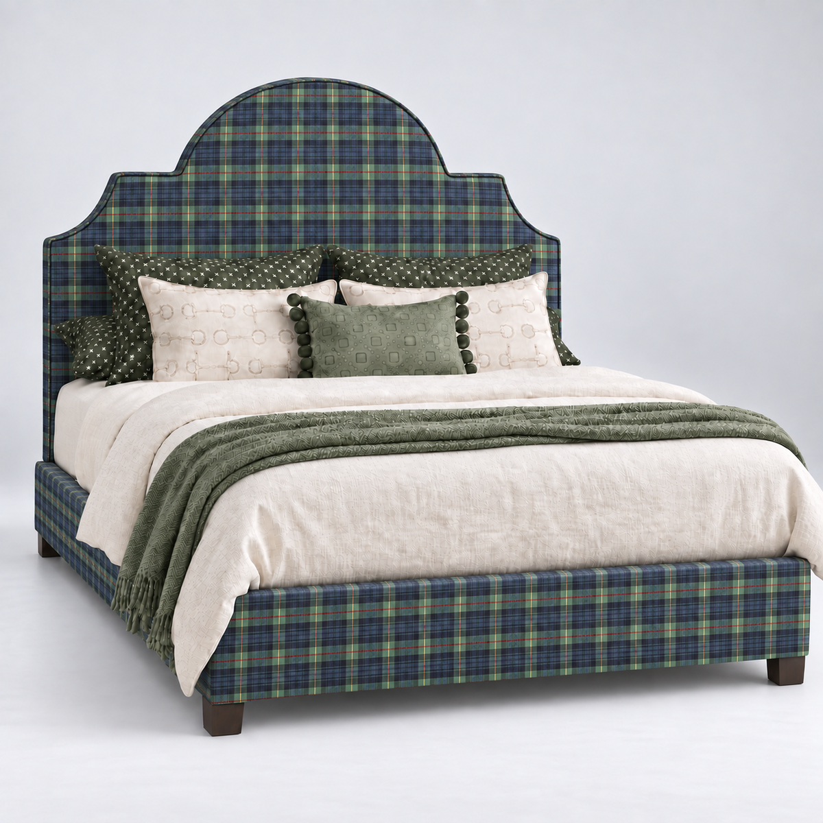 The Highland Tartan Bed