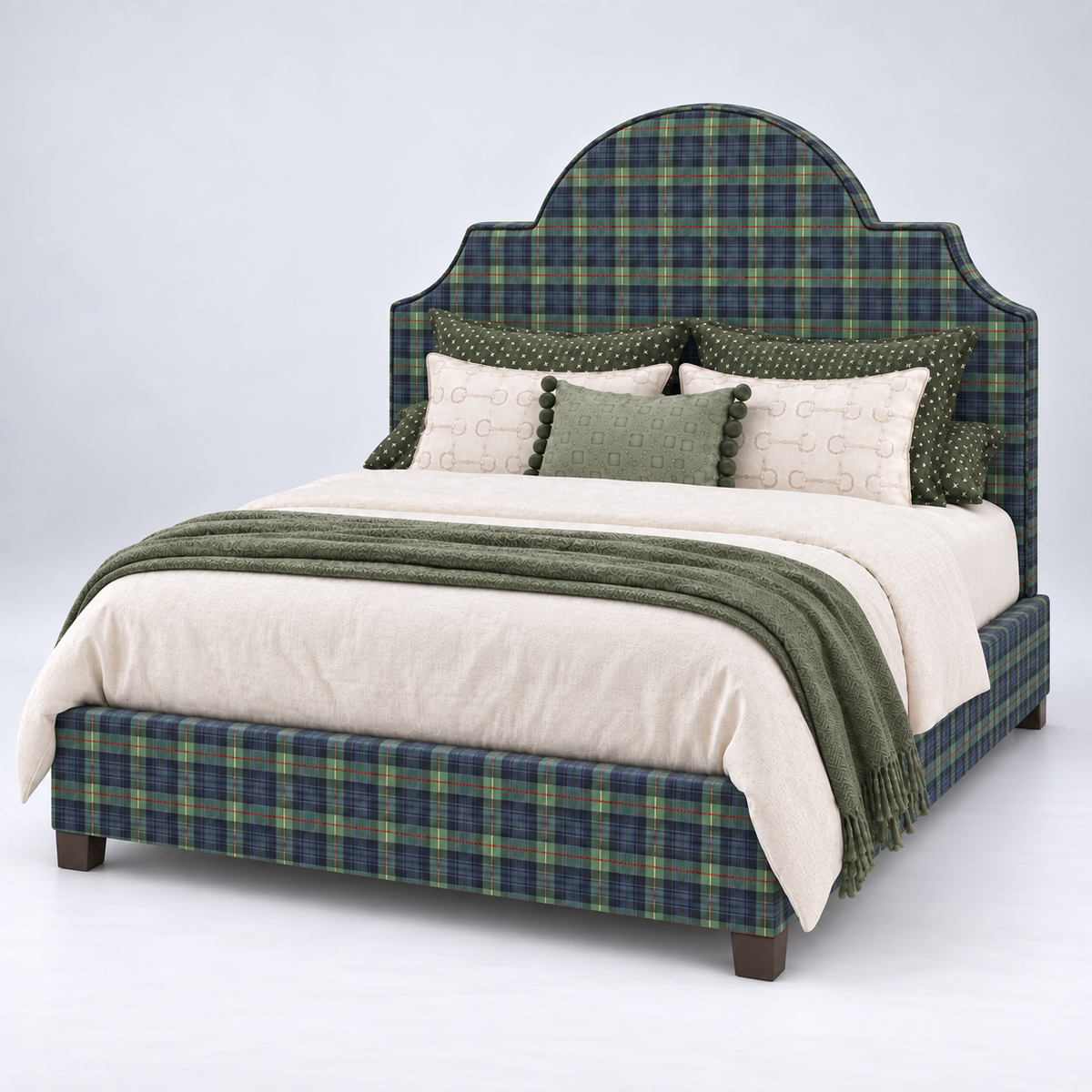 The Highland Tartan Bed