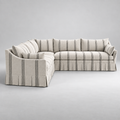 Alder Stripe Sectional Sofa