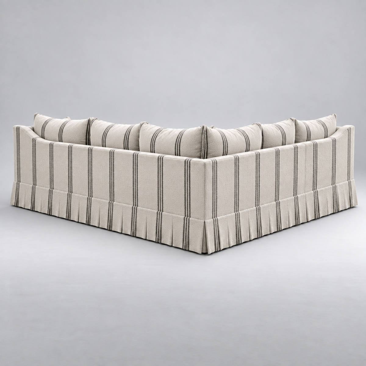 Alder Stripe Sectional Sofa