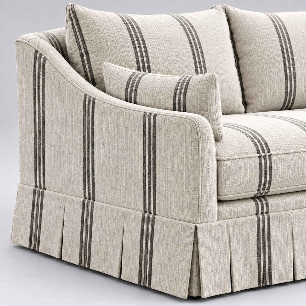 Alder Stripe Sectional Sofa