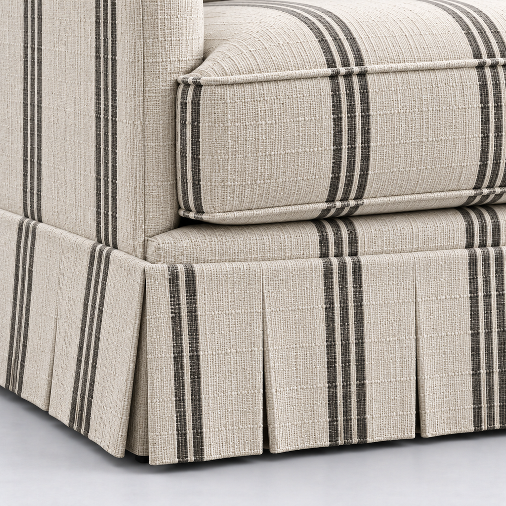 Alder Stripe Sectional Sofa