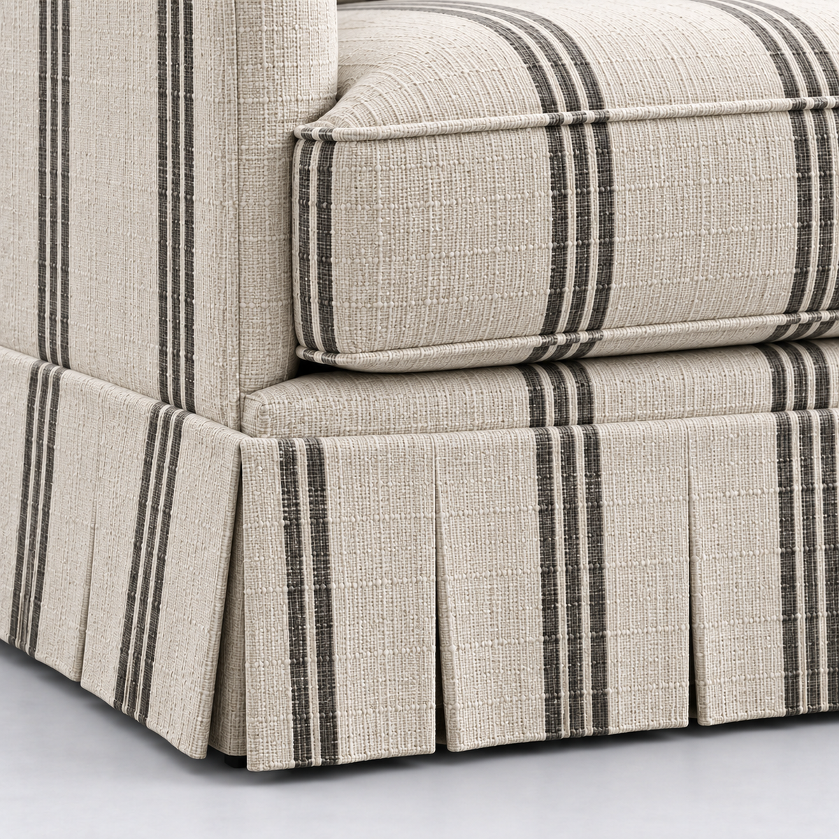 Alder Stripe Sectional Sofa