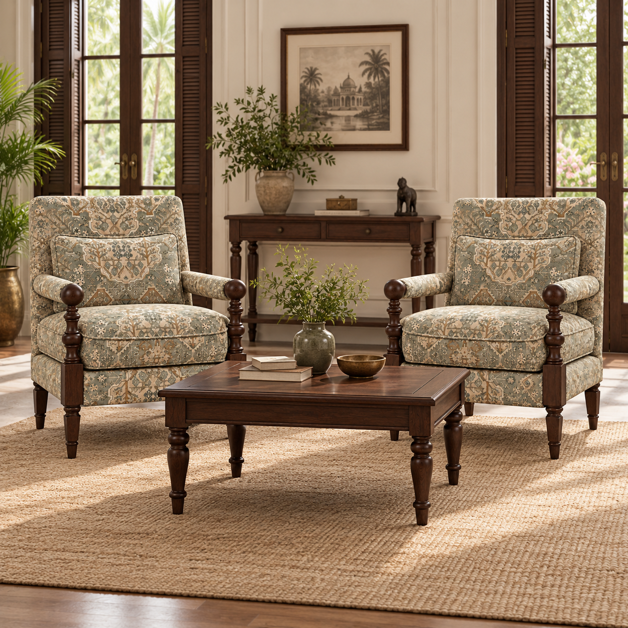 VIRAASAT COLONIAL ARMCHAIR