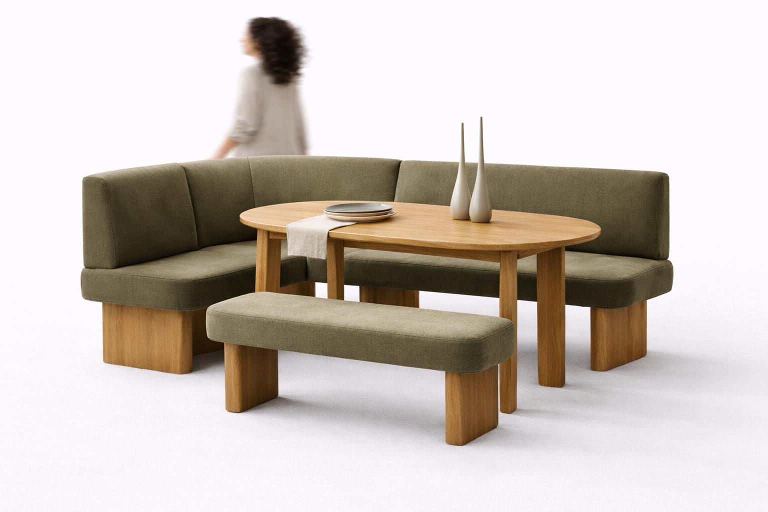 L shaped Dining