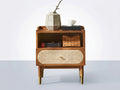 Round cane bedside